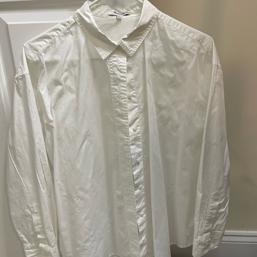 Madewell Classic White womens Shirt